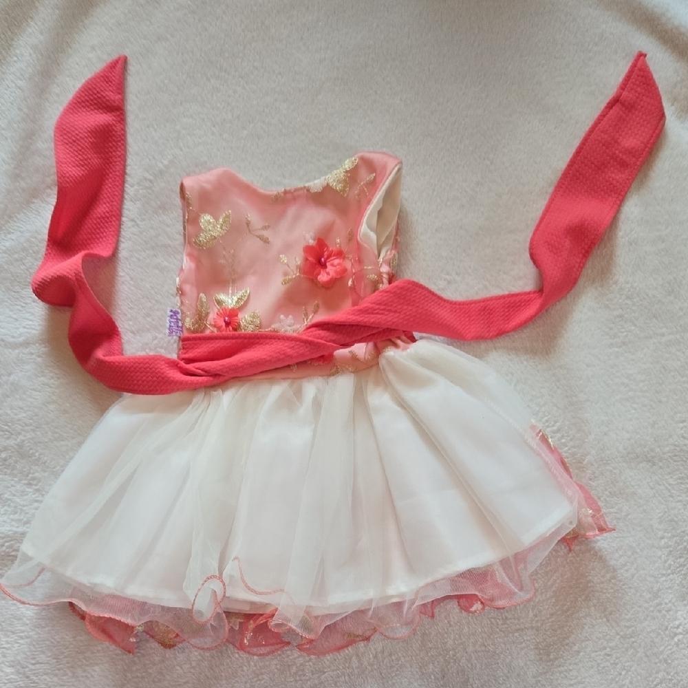 ADRICK NWT Sz1 EIGHT LAYERS BEADS Embroidery DETAILS LAYERS PUFF PHOTO OPSBABY!! - Picture 5 of 13